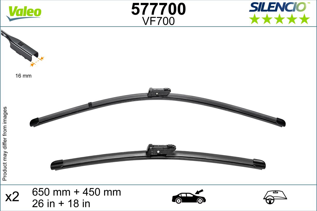 Lamela stergator 577700 VALEO